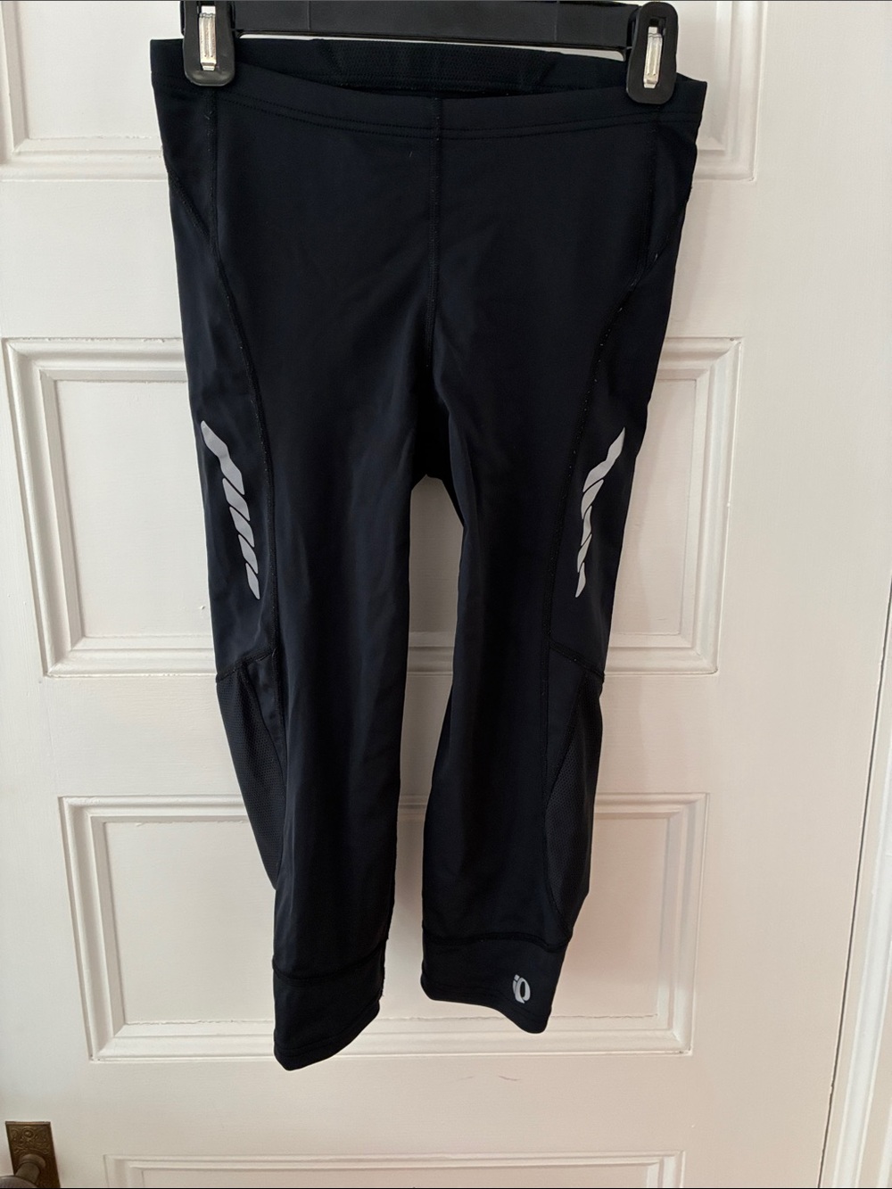 Pearl Izumi Black Reflective Cycling 3/4 tights